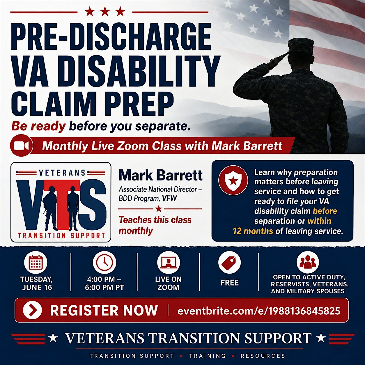 Veterans Transition Support event photo
